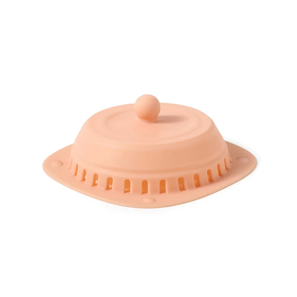 Silicone Drain Cover - Shower & Floor Drain Cover Pink
