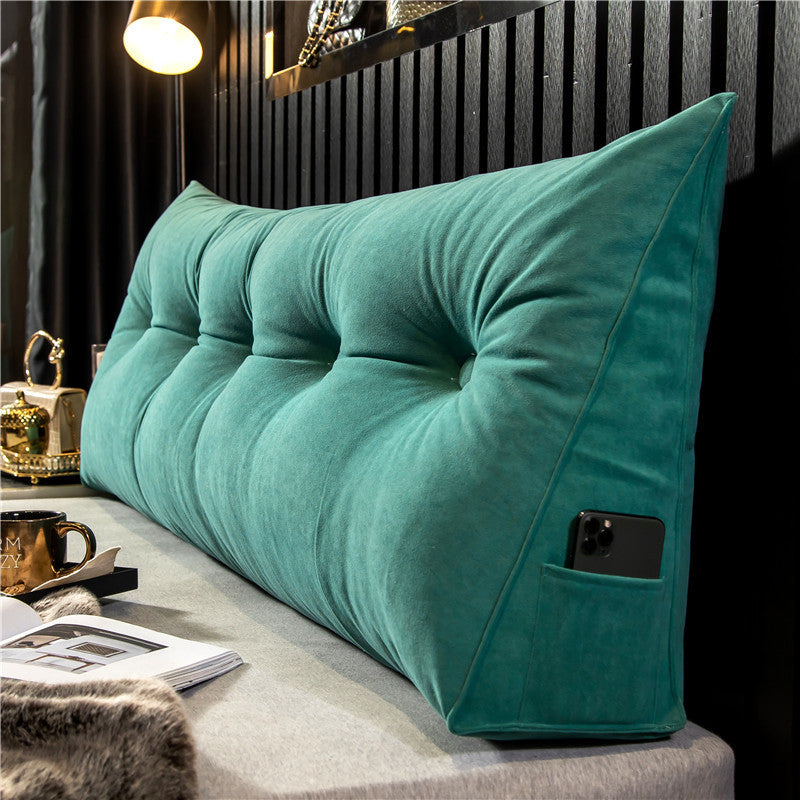 Luxury Wedge Pillow Teal