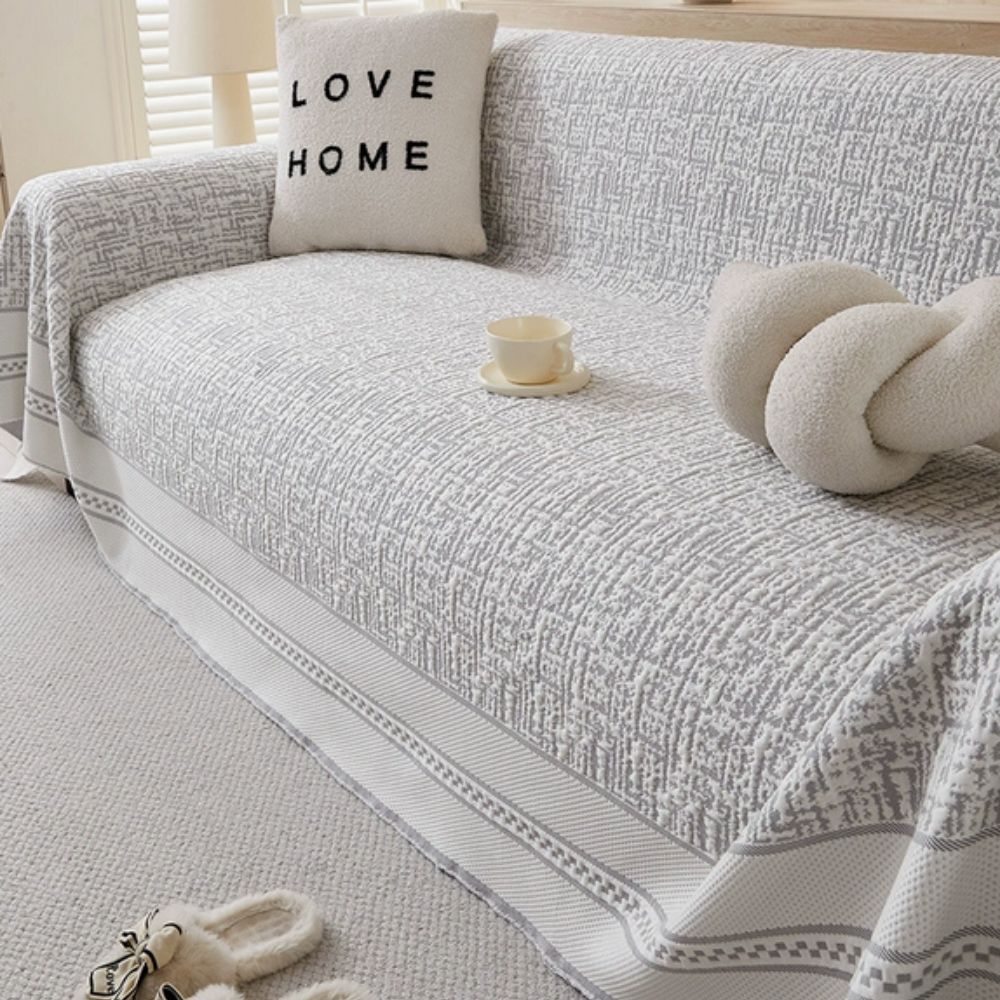 Crystal Chill Sofa Cover Pearl Gray