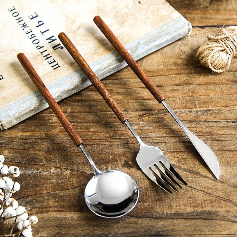 Toscana Rosewood Flatware Set