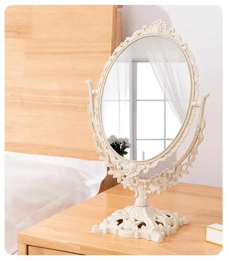 Fleur Antique Vanity Mirror