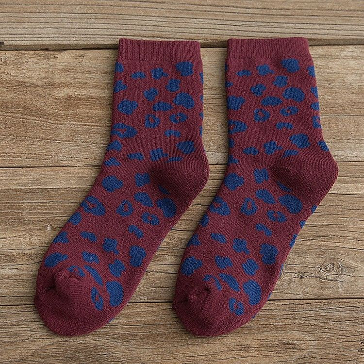 Women's Leopard Thermal Socks