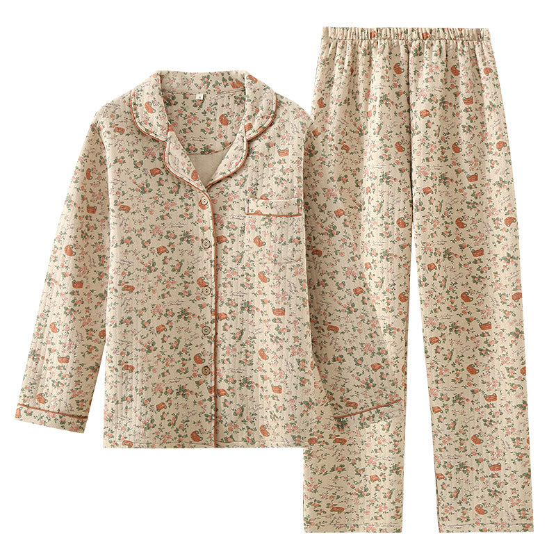 Women's Vintage Cotton Pajama Set
