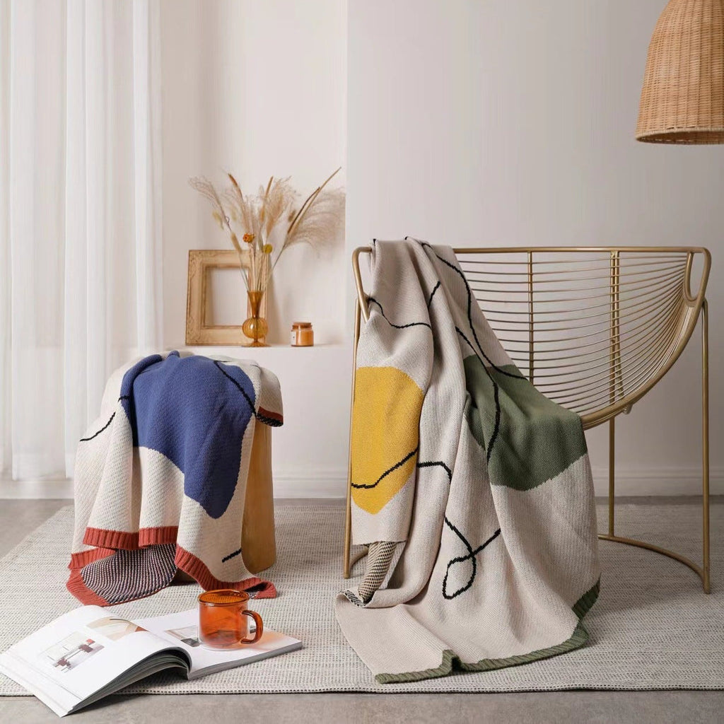 Thick Office Nap Blanket – Nordic Cozy Throw