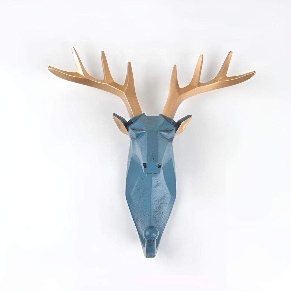 Animal Head Wall-Mounted Key Holder Royal Duo Deer