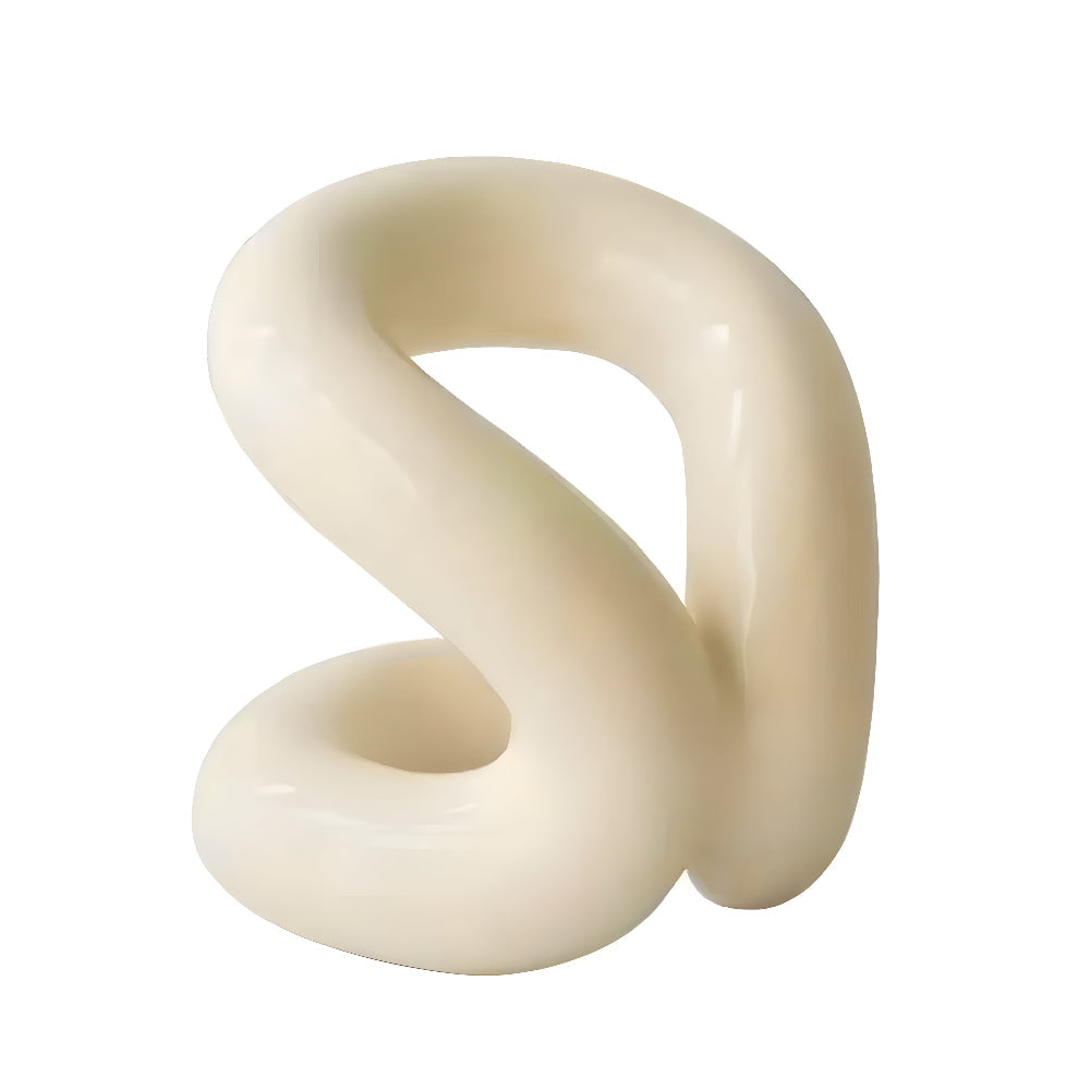 Nordic Knot Ceramic Holder Mustard