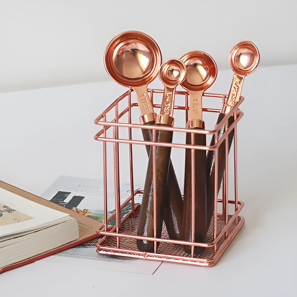 Gleam Copper Measuring Set Spoons