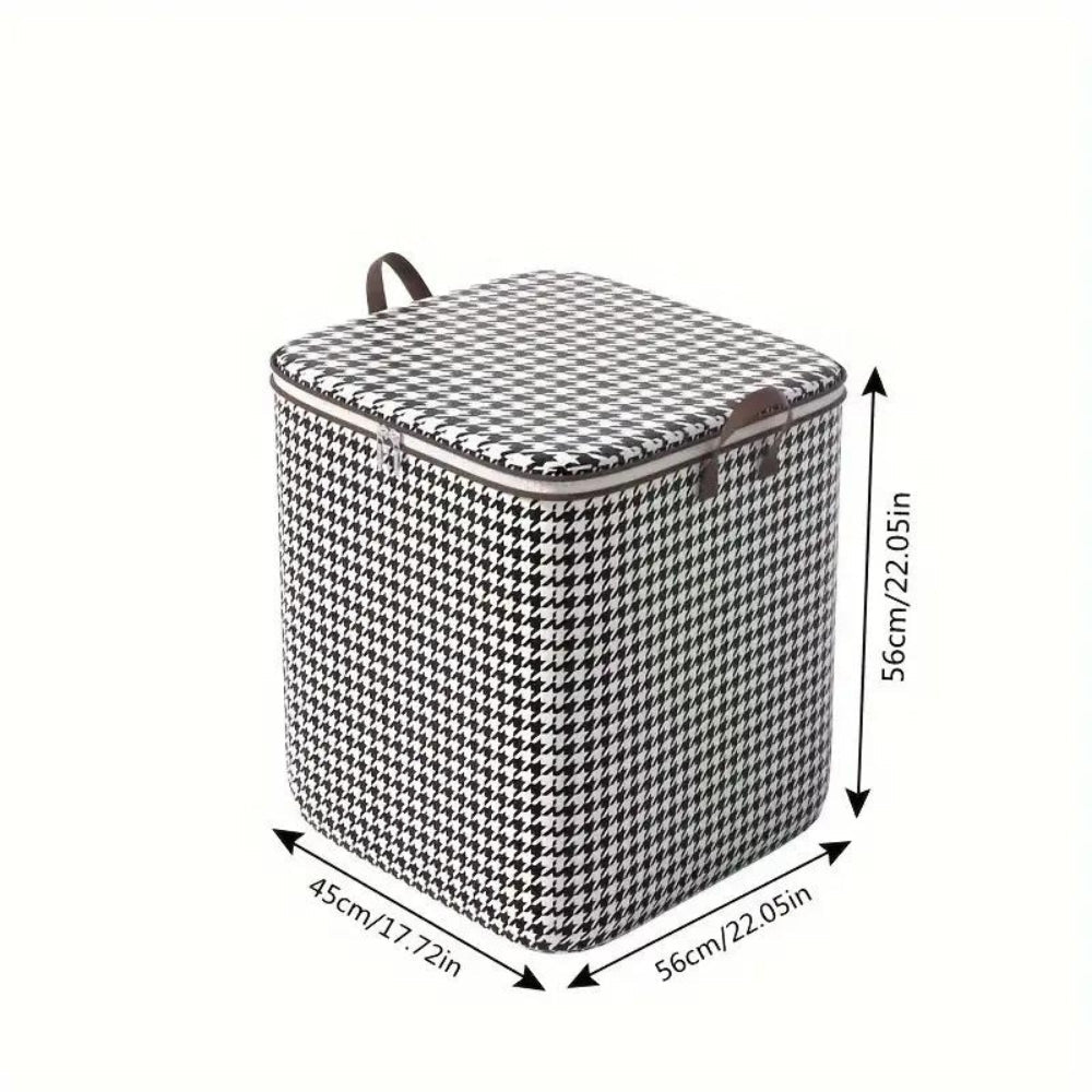 Houndstooth Collapsible Storage Box 140L