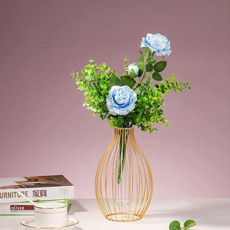 LumeGrid™ - Geometric Flower Vase