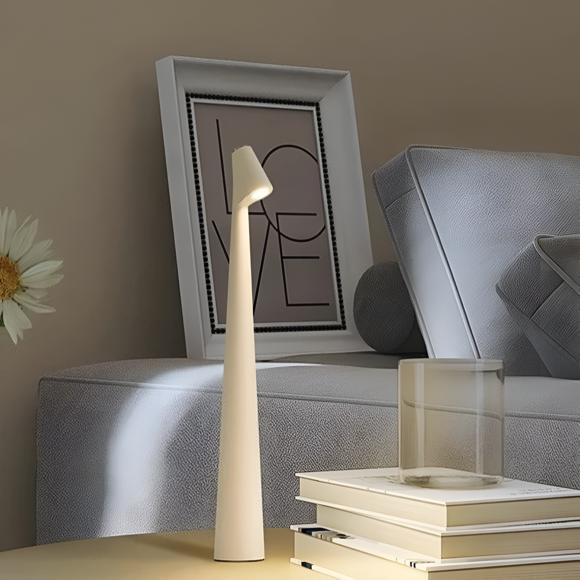 Minimalist Nordic Table Lamp White