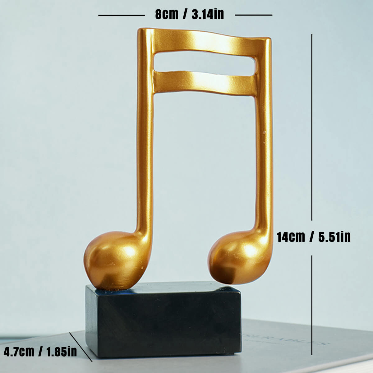 Bacholdi Note Figurine Beamed Sixteenth Note