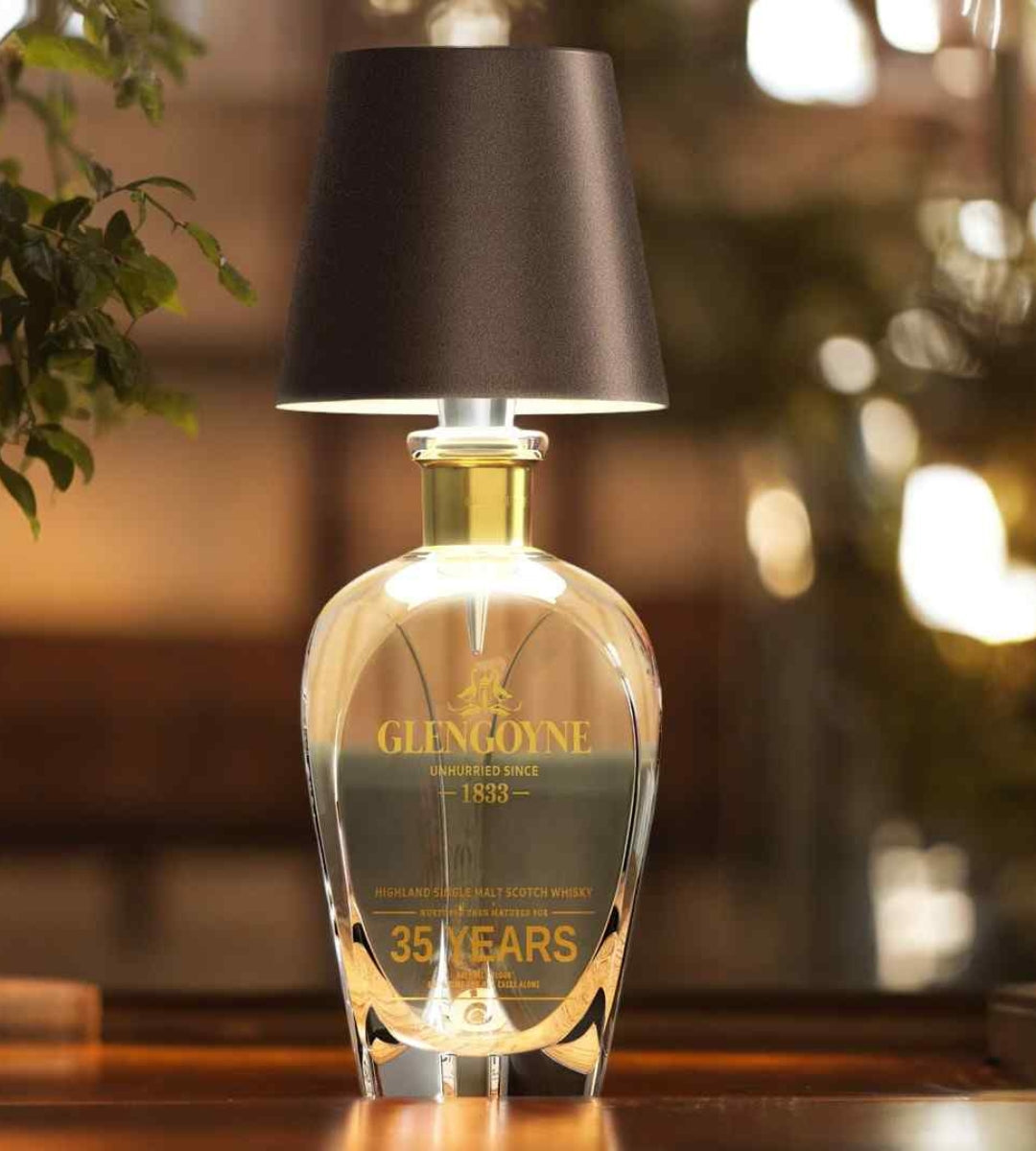 Lumière™ - Wireless LED Bottle Lamp Brown