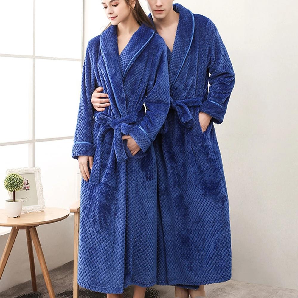 Dreamy Fleece Bathrobe Sapphire