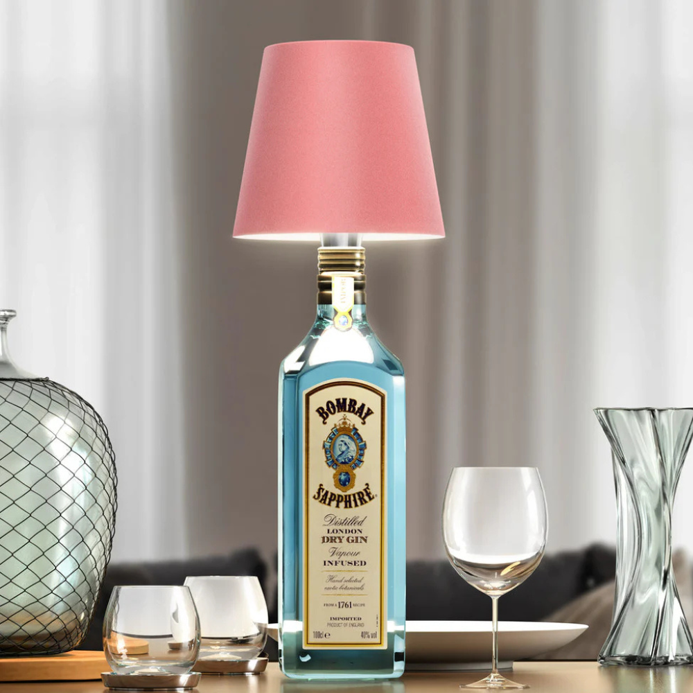 Wireless Bottle Lamp Pink