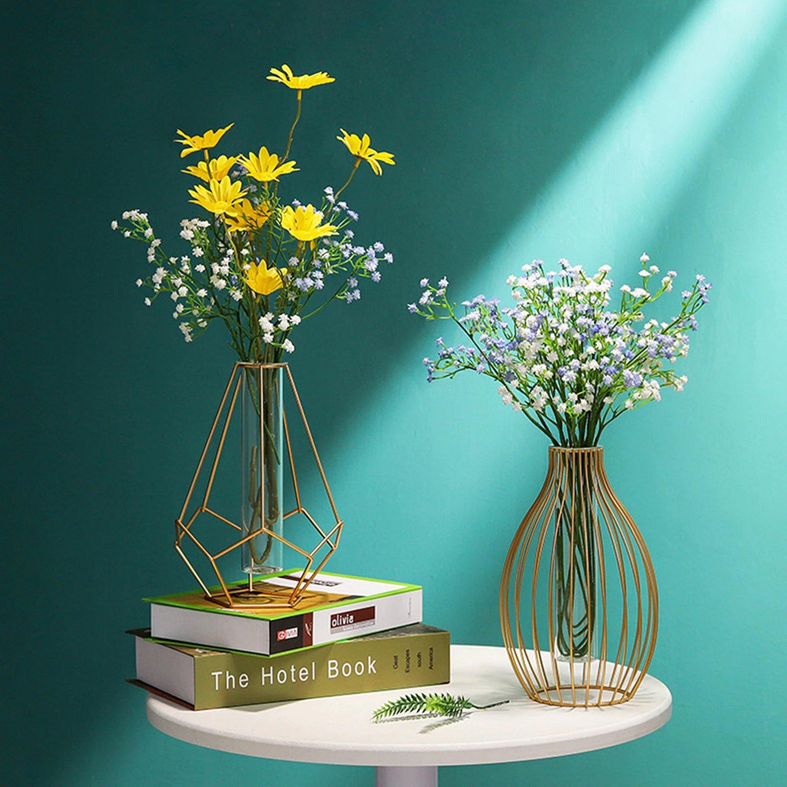 LumeGrid™ - Geometric Flower Vase