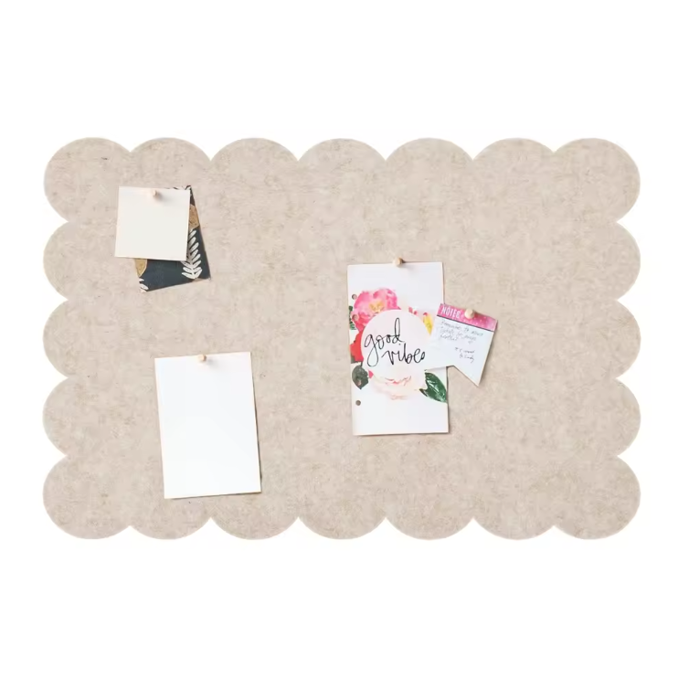 Scalloped Felt Vision Board