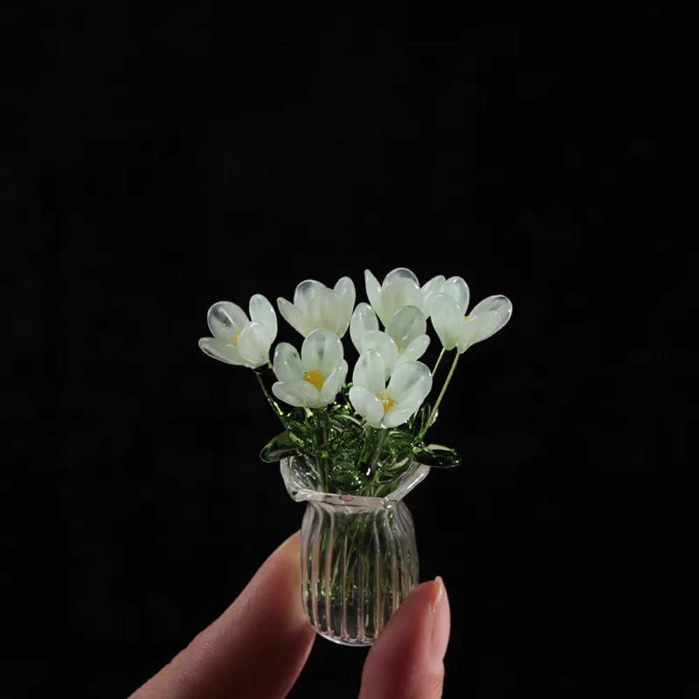 Glass Flower Bouquet