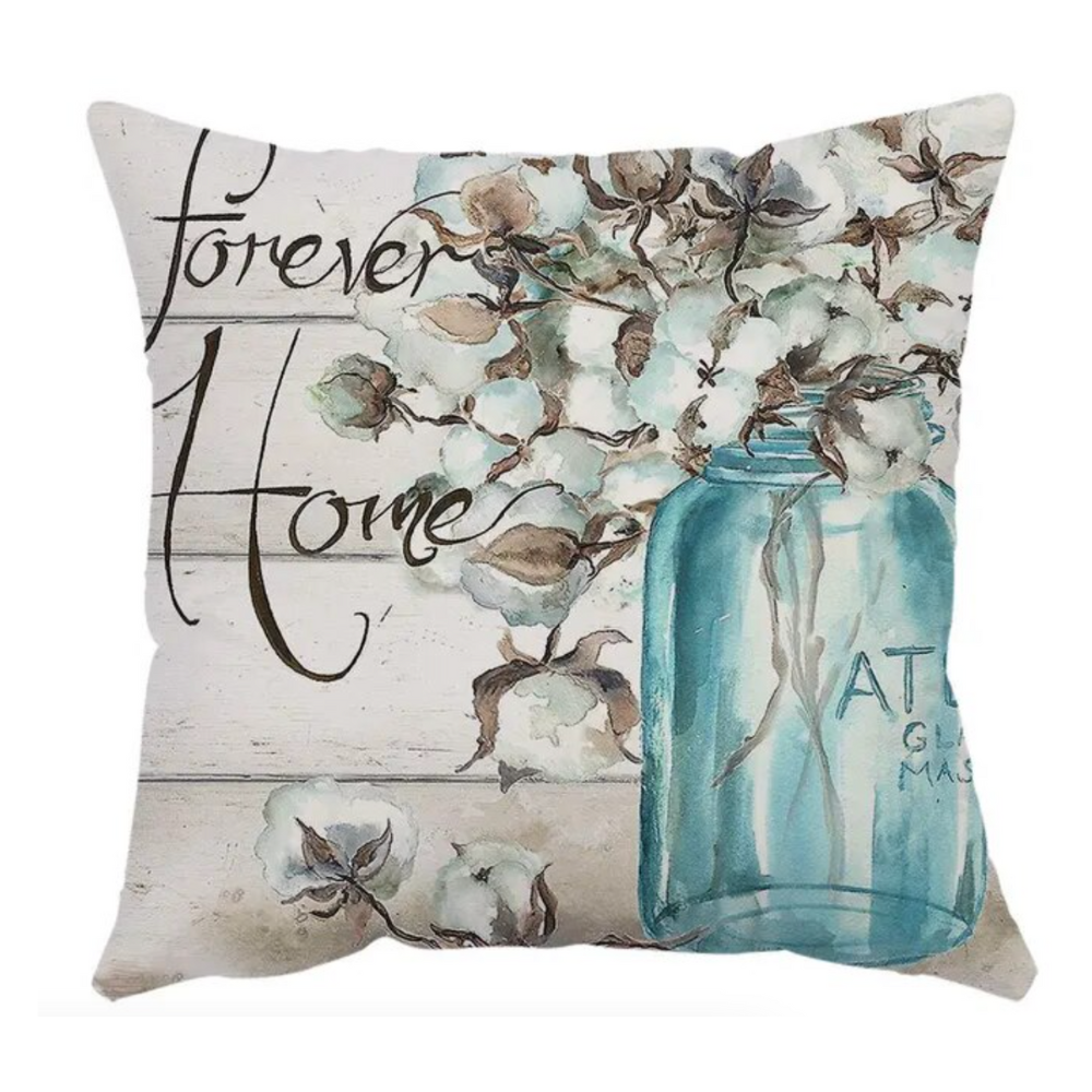 Floral Embrace Cushion Cover Nordic Bloom
