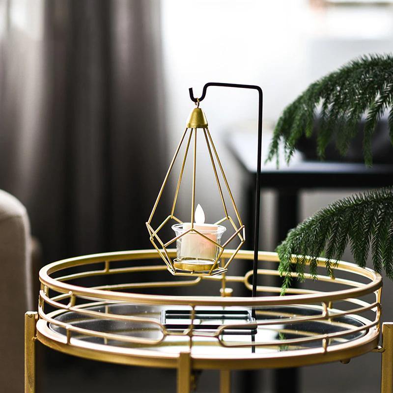Aetheria Lantern - Iron Candle Holder