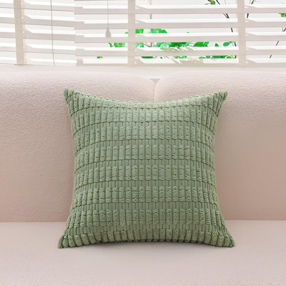 Plush Ridge Cushion Covers Sage Green