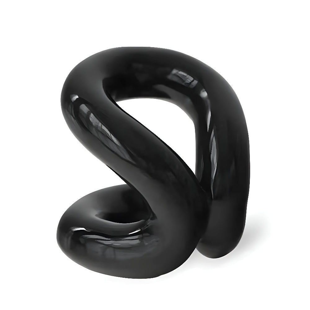 Nordic Knot Ceramic Holder Charcoal
