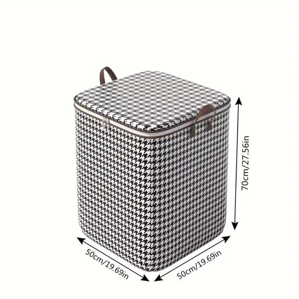 Houndstooth Collapsible Storage Box 180L