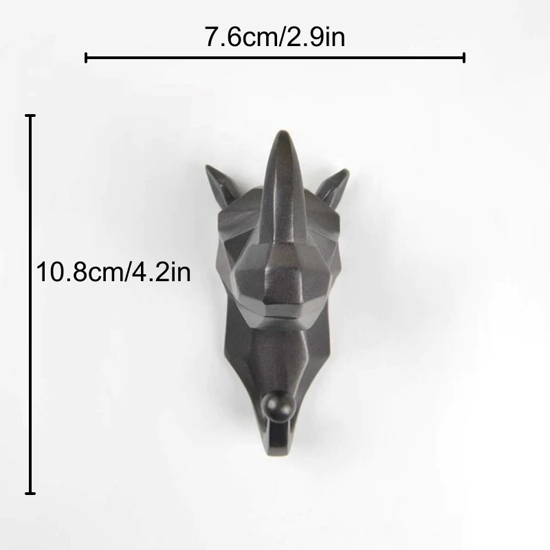 Oriental Animal Hooks Black Rhino