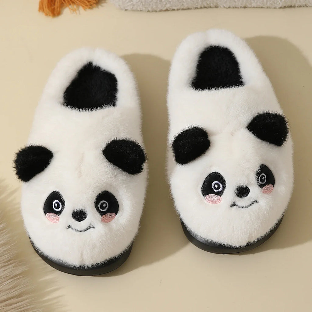Women's Cozy Panda Plush Slippers