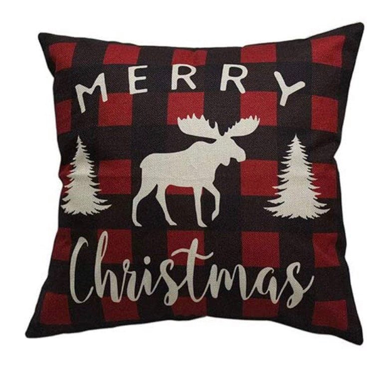 Holiday Plaid Cushion Covers Plaid Christmas