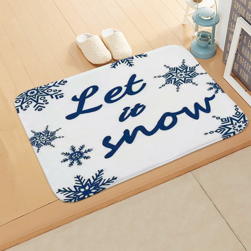 Winter Time Floor Mats Let It Snow