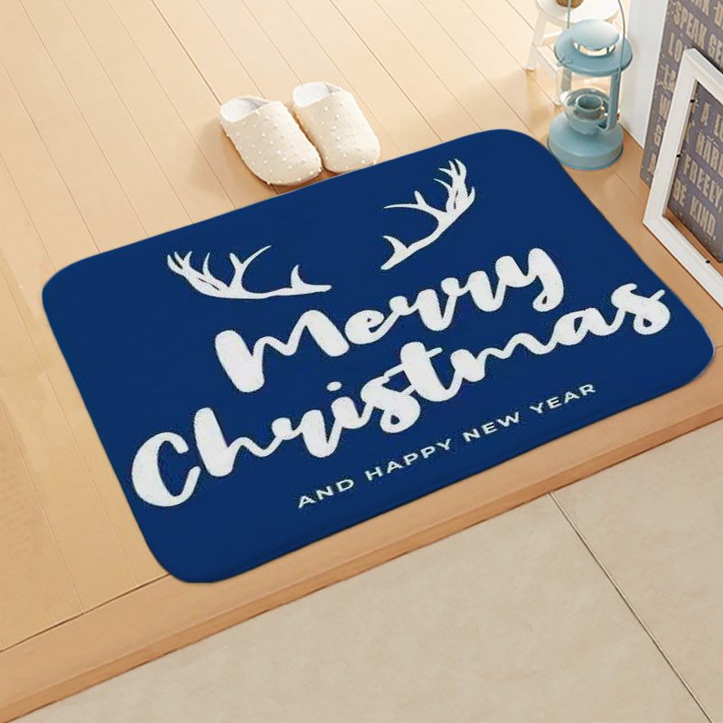Winter Time Floor Mats Merry Christmas & Happy New Year