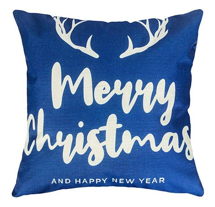 Winter Time Cushion Covers Merry Christmas & Happy New Year