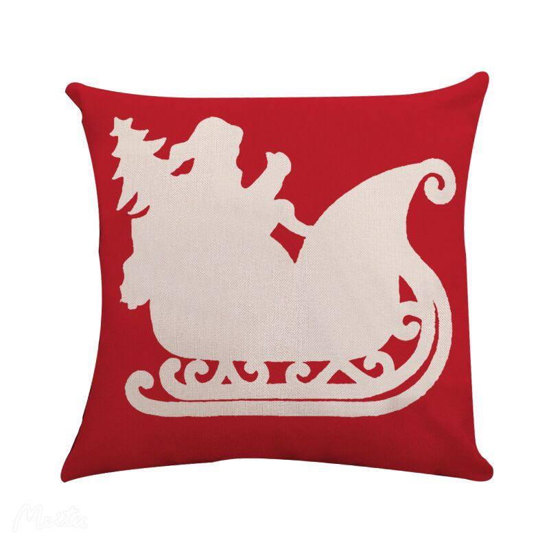 All I Want For Christmas Cushion Covers Santa's Sleigh