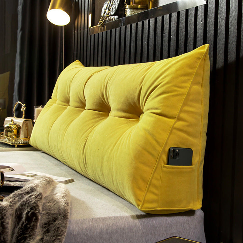 Luxury Wedge Pillow Yellow