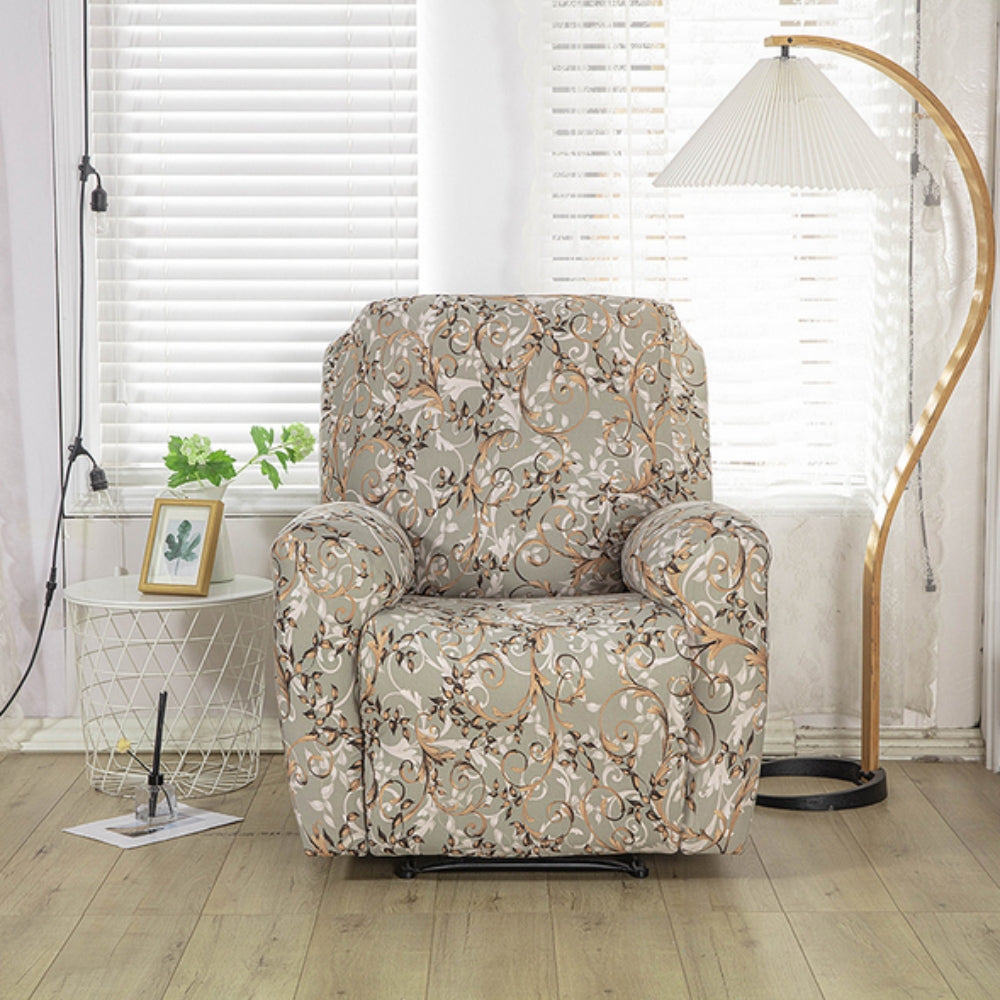 Floral Recliner Sofa Cover Bloomara