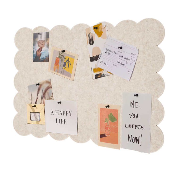 Scalloped Felt Vision Board