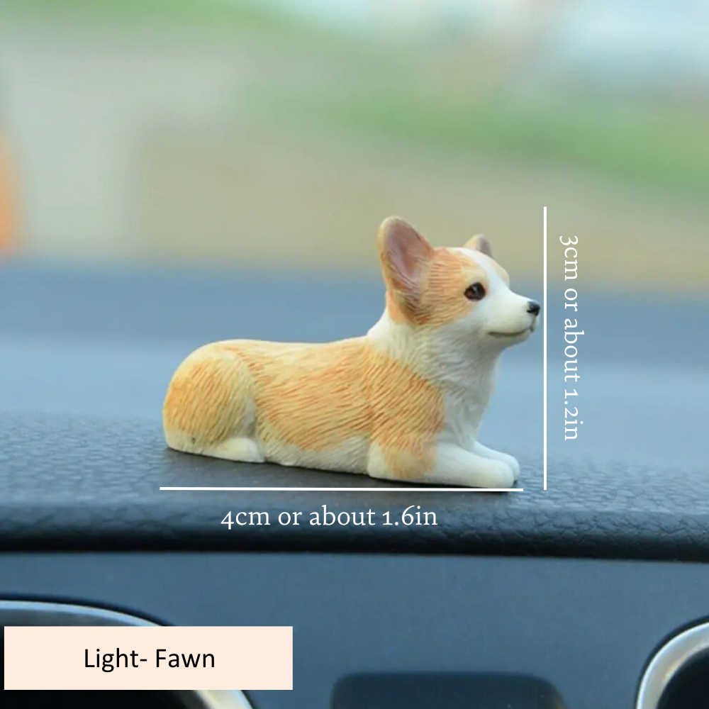 Mini Corgi Decoration Light Fawn