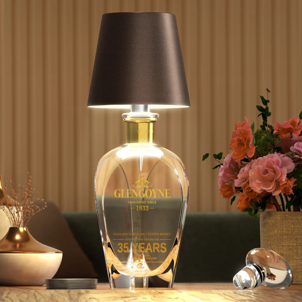 Wireless Bottle Lamp Brown