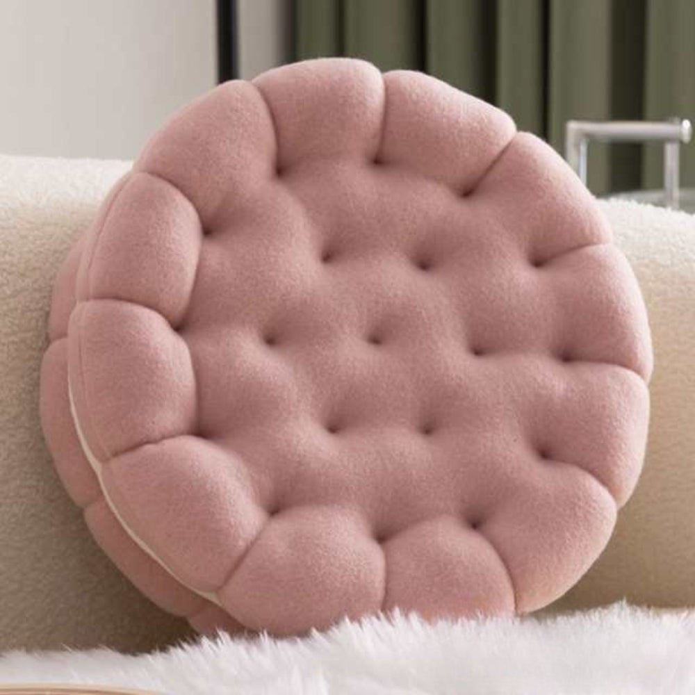 Snuggly Cookie-Inspired Cushion Rose