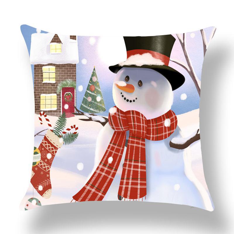 Snow Family Cushion Covers Snow Mom