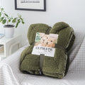 Double Layer Fleece Throw Blanket