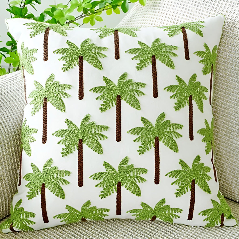 Verdant Paradise Cushion Cover Palm Paradise
