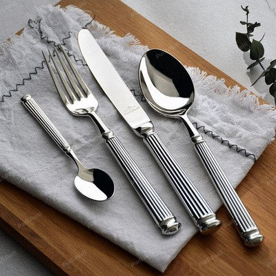 Imperium Roman Column Flatware Set 6 Sets - 30 Pieces