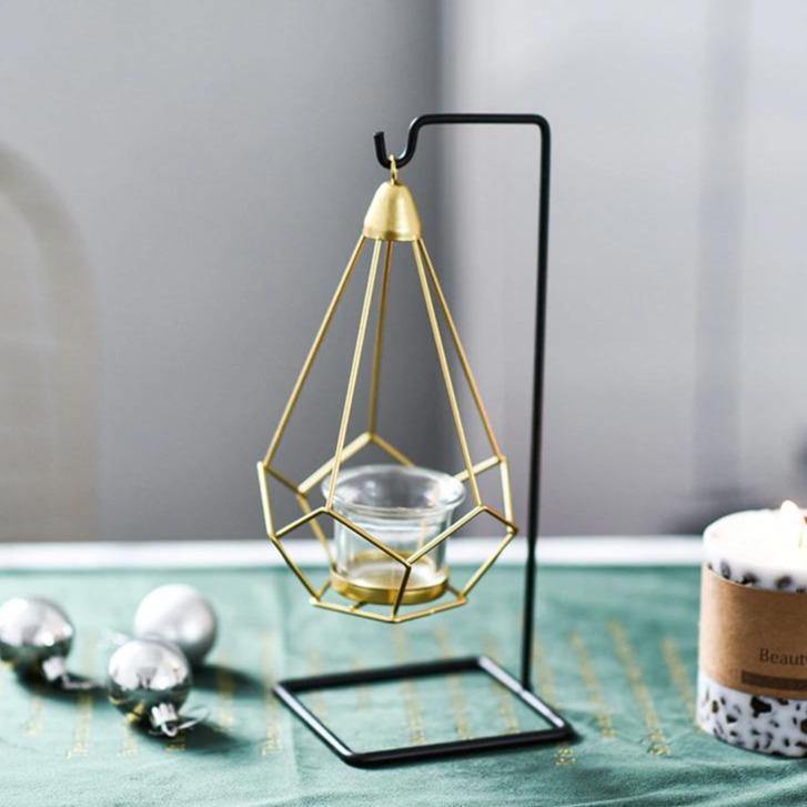 Aetheria Lantern - Iron Candle Holder Single