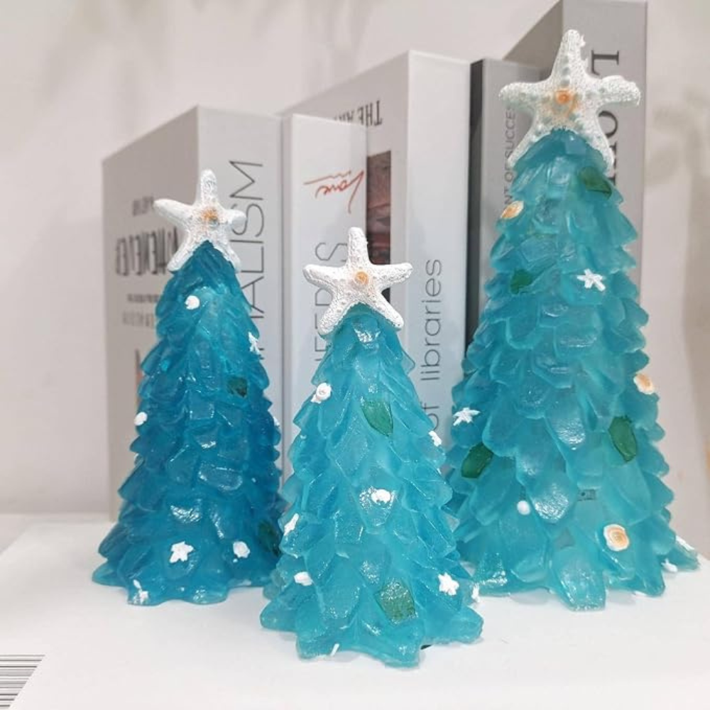 Seaglass Christmas Tree
