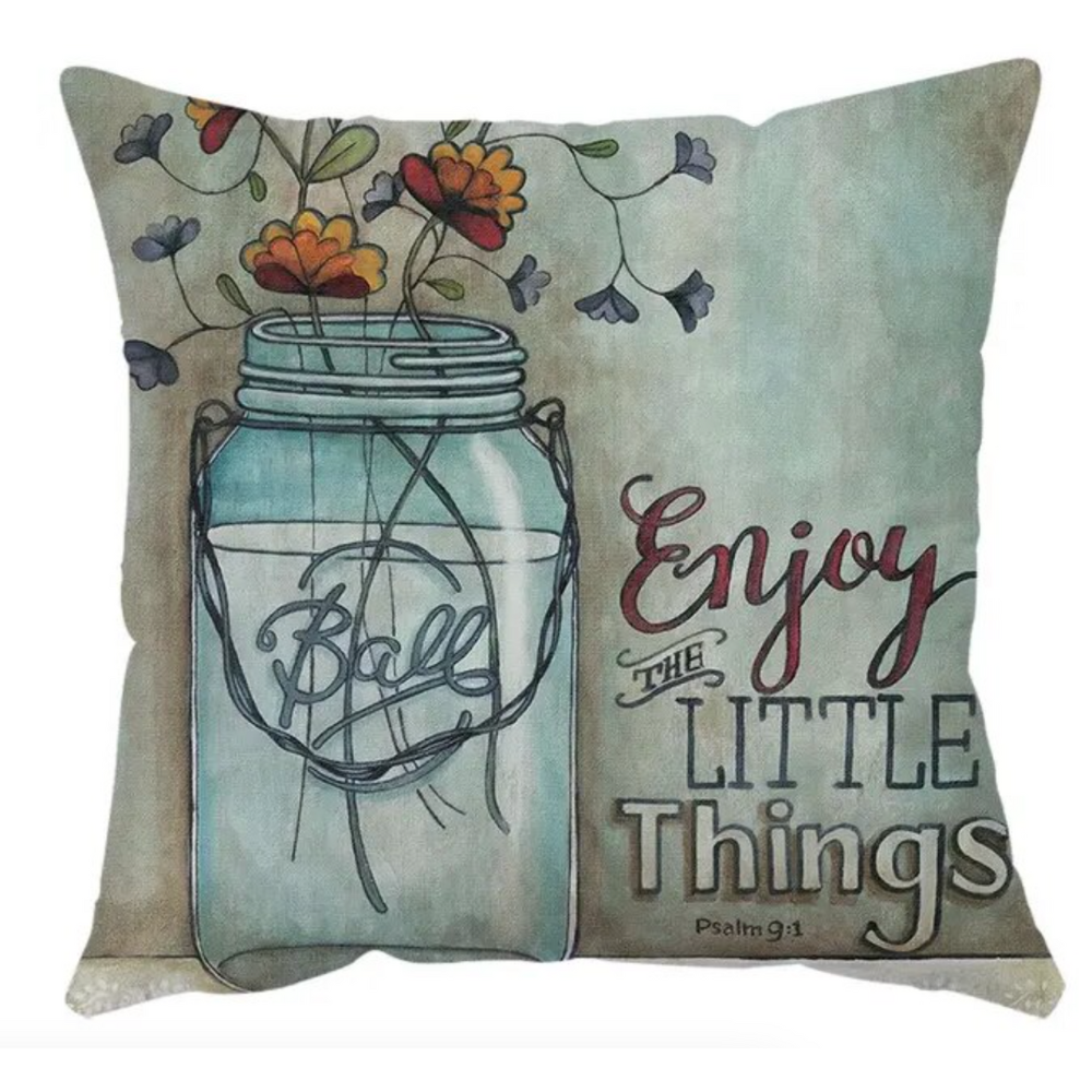 Floral Embrace Cushion Cover Flower Meadow