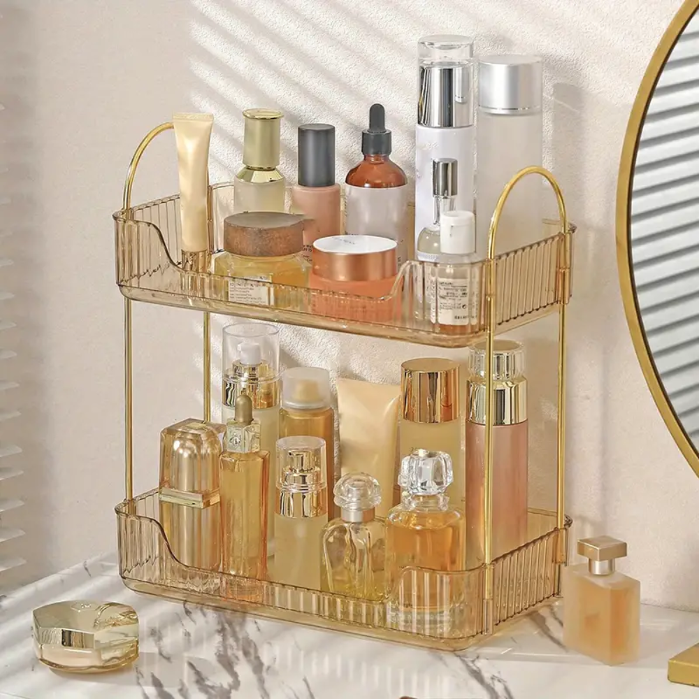 Bathroom Counter Organizer Yellow