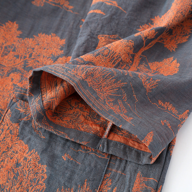 Men’s Cotton Bathrobe Lightweight Kimono