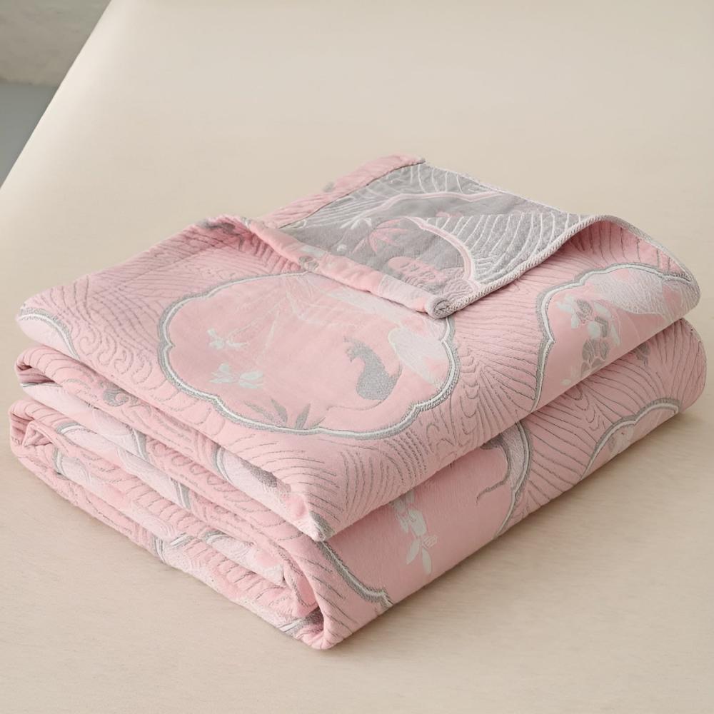 Reversible Coastal Dreams Blanket Pink