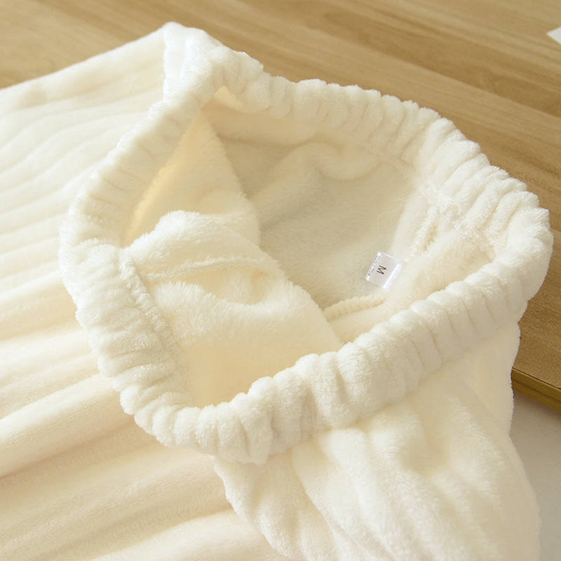 Coral Fleece Pajama Set for Men & Women
